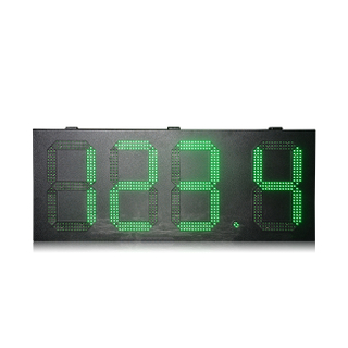 Verde de alto brillo 12 '' 888.8 letrero de precio de aceite de control remoto LED