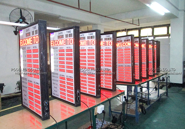 tablero electr&oacute;nico de tipos de cambio