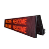 Venta caliente IP65 impermeable P10 9x3 tablero de mensajes LED rojo