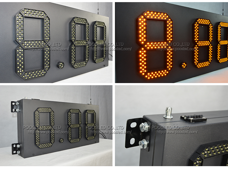 se&ntilde;al de precio de gas led