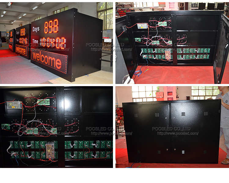 cuenta regresiva digital al aire libre