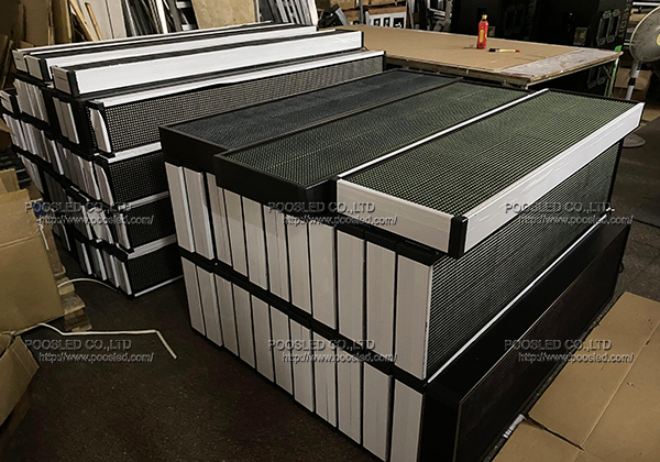 pantalla led de un solo color al aire libre