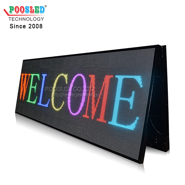Impermeable al aire libre con P10 Publicidad Pantalla de mensajes LED Módulo impermeable a todo color