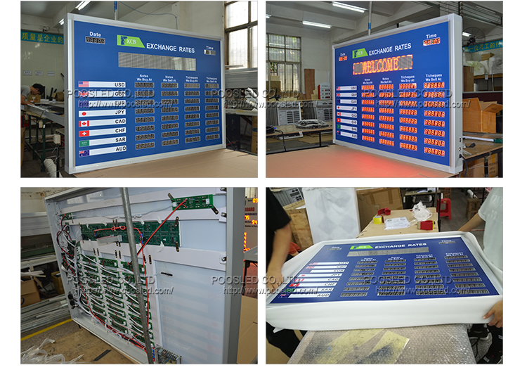 signo de tipo de cambio con signo de desplazamiento