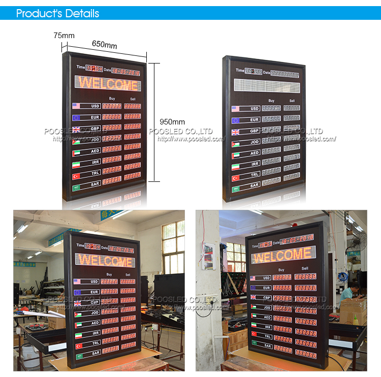 Signo de tubo nixie con signo de desplazamiento