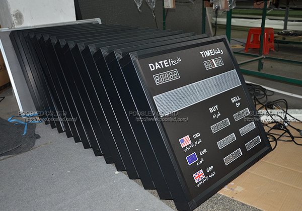 cambio de tipo de tablero de pantalla led