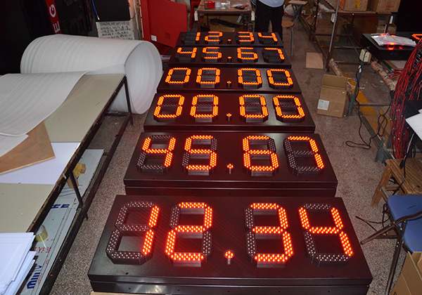 se&ntilde;al de precio de gas led con UL