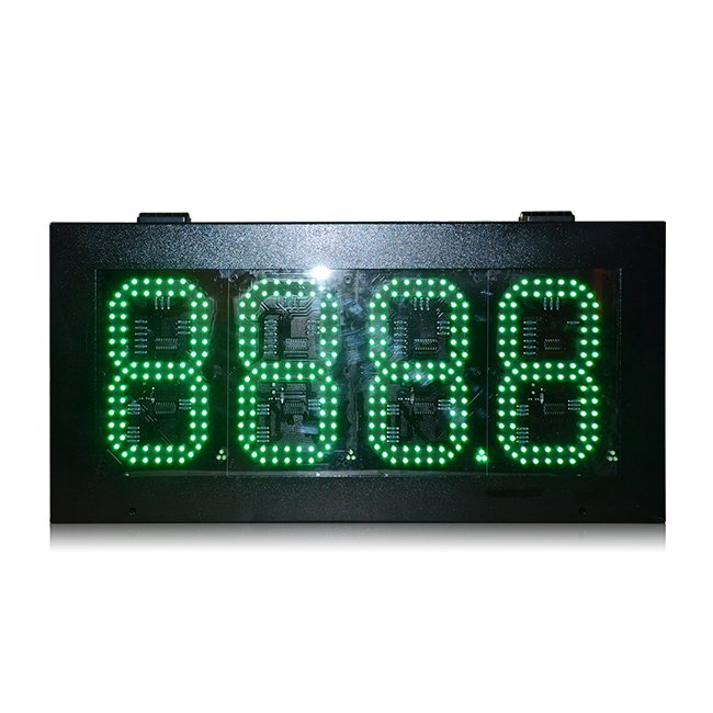 Venta caliente 8 '' PCB 888.8 LED verde señal de precio de gas