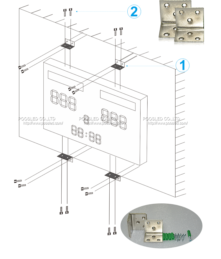 marcadores de estadio de f&uacute;tbol de control inal&aacute;mbrico