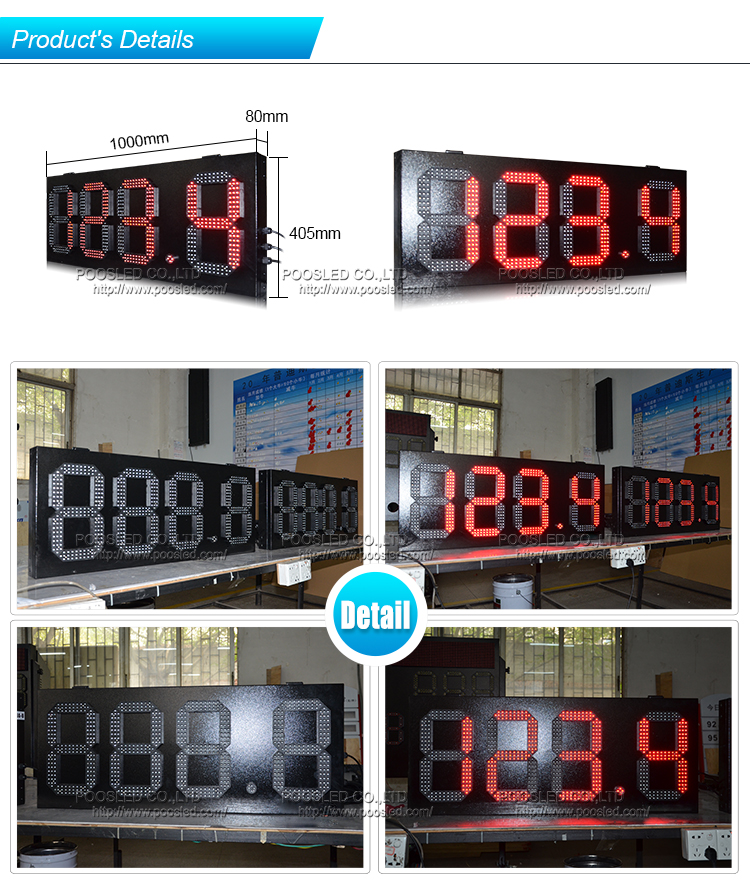 Se&ntilde;al de precio de gas digital