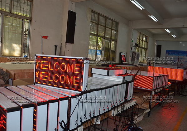 mensaje led de desplazamiento