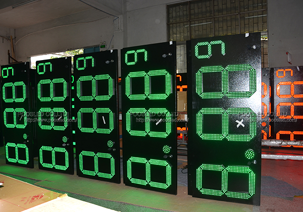 Gasolinera LED cambiador n&uacute;mero 9