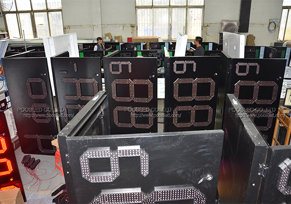 se&ntilde;al de precio de gas led