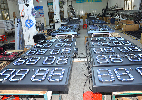 pantalla led de desplazamiento de aceite